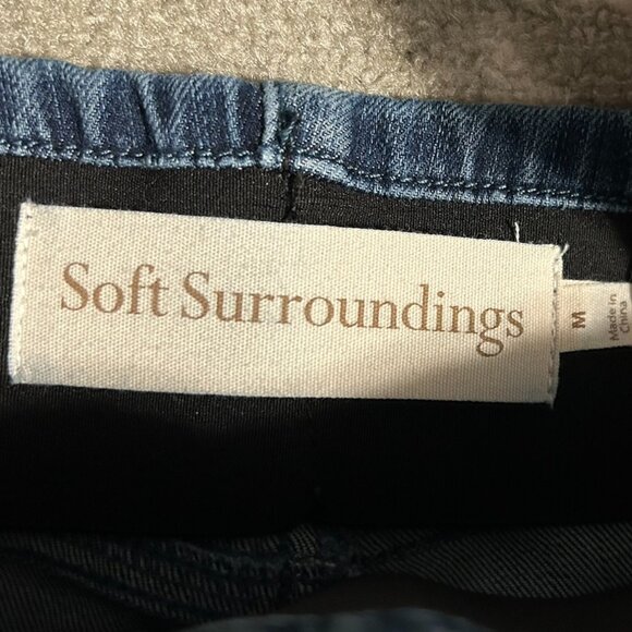 Soft Surroundings The Ultimate Denim Pull-on Skinny Jeans Women's Size M - Picture 7 of 8